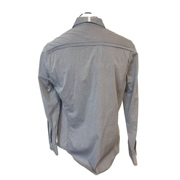 Buckle Black Mens Long Sleeve Button-Down Shirt Tailored Fit Size Large - Picture 3 of 5